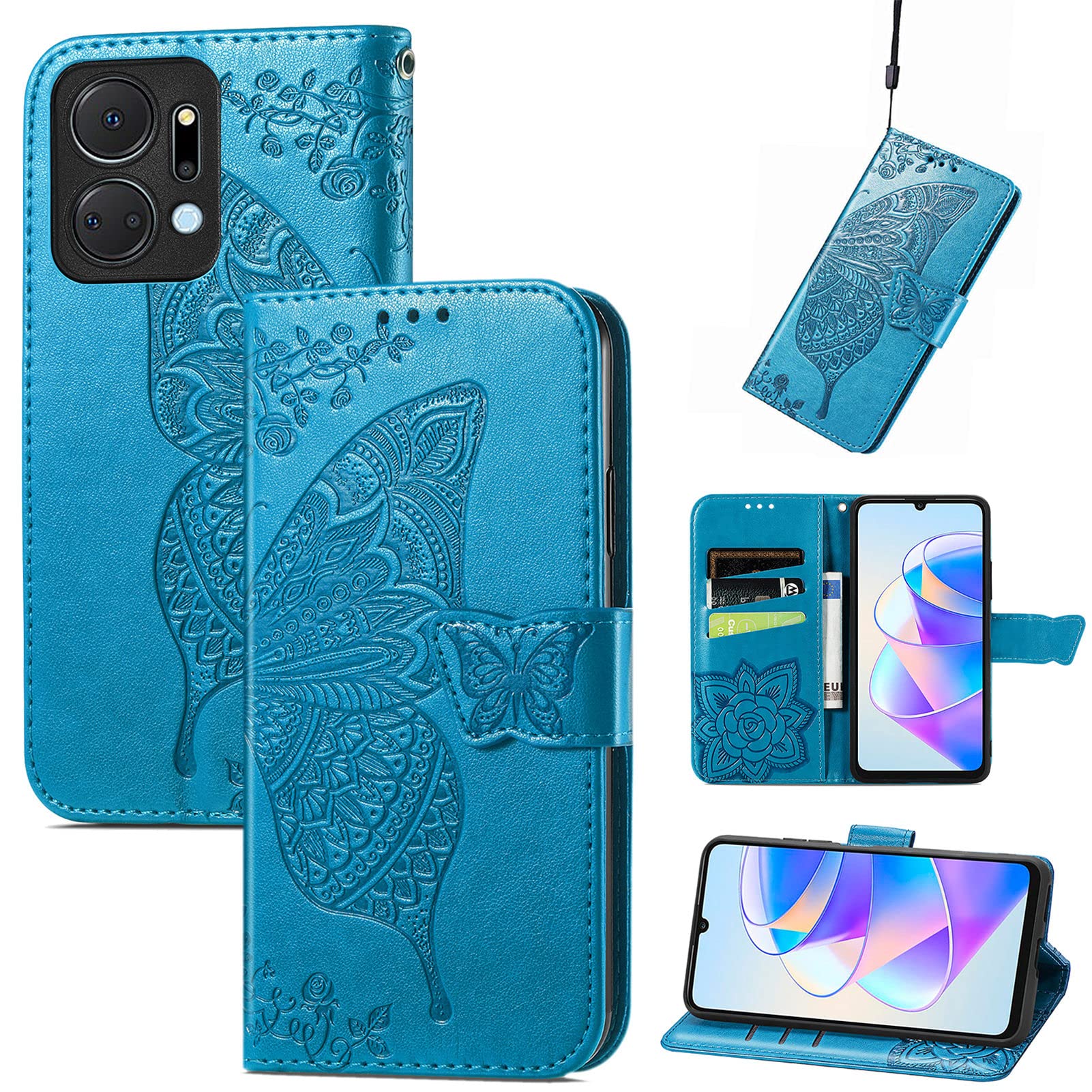 Custodia A Portafoglio In Pelle Per Sony Xperia 1 IV – Antiurto Con Supporto, Slot Carte E Chiusura Magnetica – Colore Oro Rosa - 3