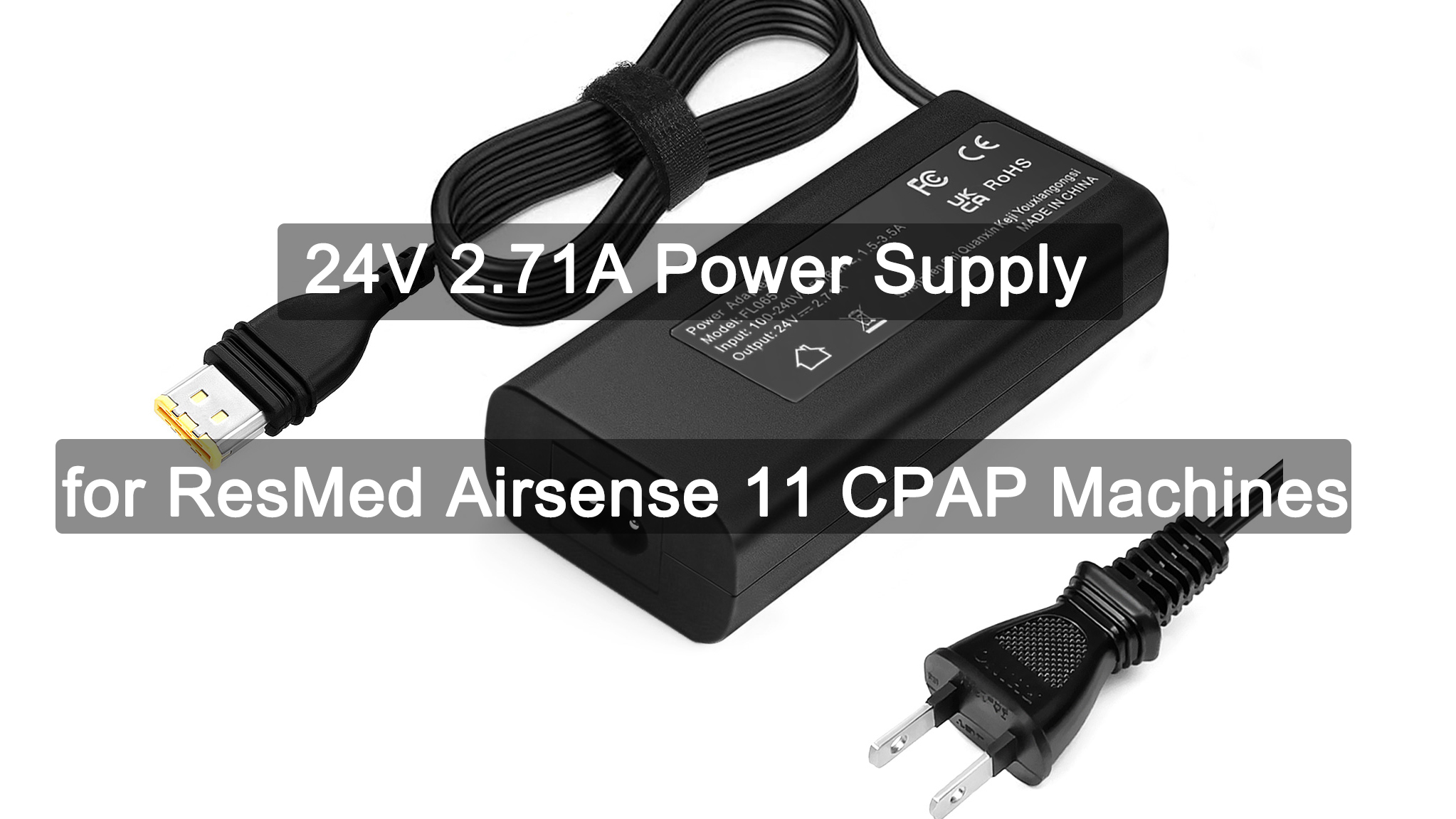Amazon.com: 65W 24V 2.71A Power Supply Charger Compatible with