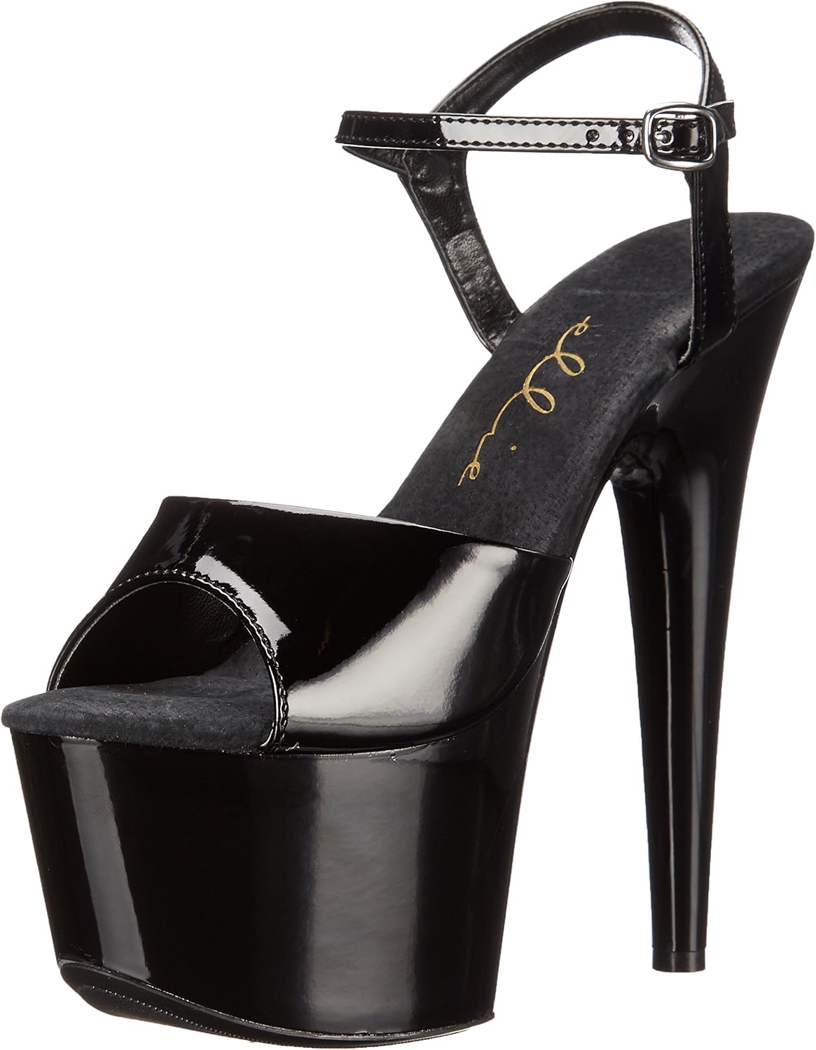 Ellie Shoes Women's 709-juliet, Black, 6 M US
