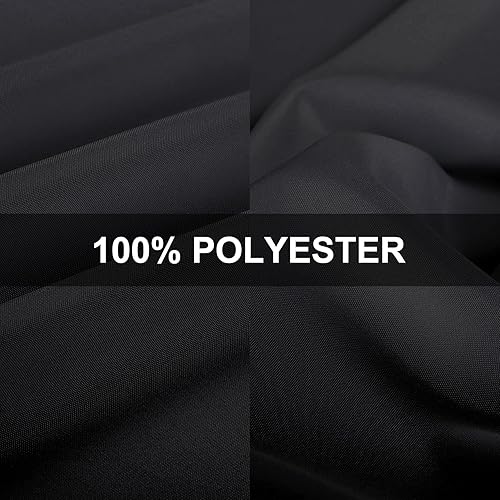 Miniatura 7 de Mantel de poliéster lavable de 90 x 90 pulgadas, resistente a las manchas y a las arrugas, mantel decorativo para mesa de comedor, fiestas de bufé y