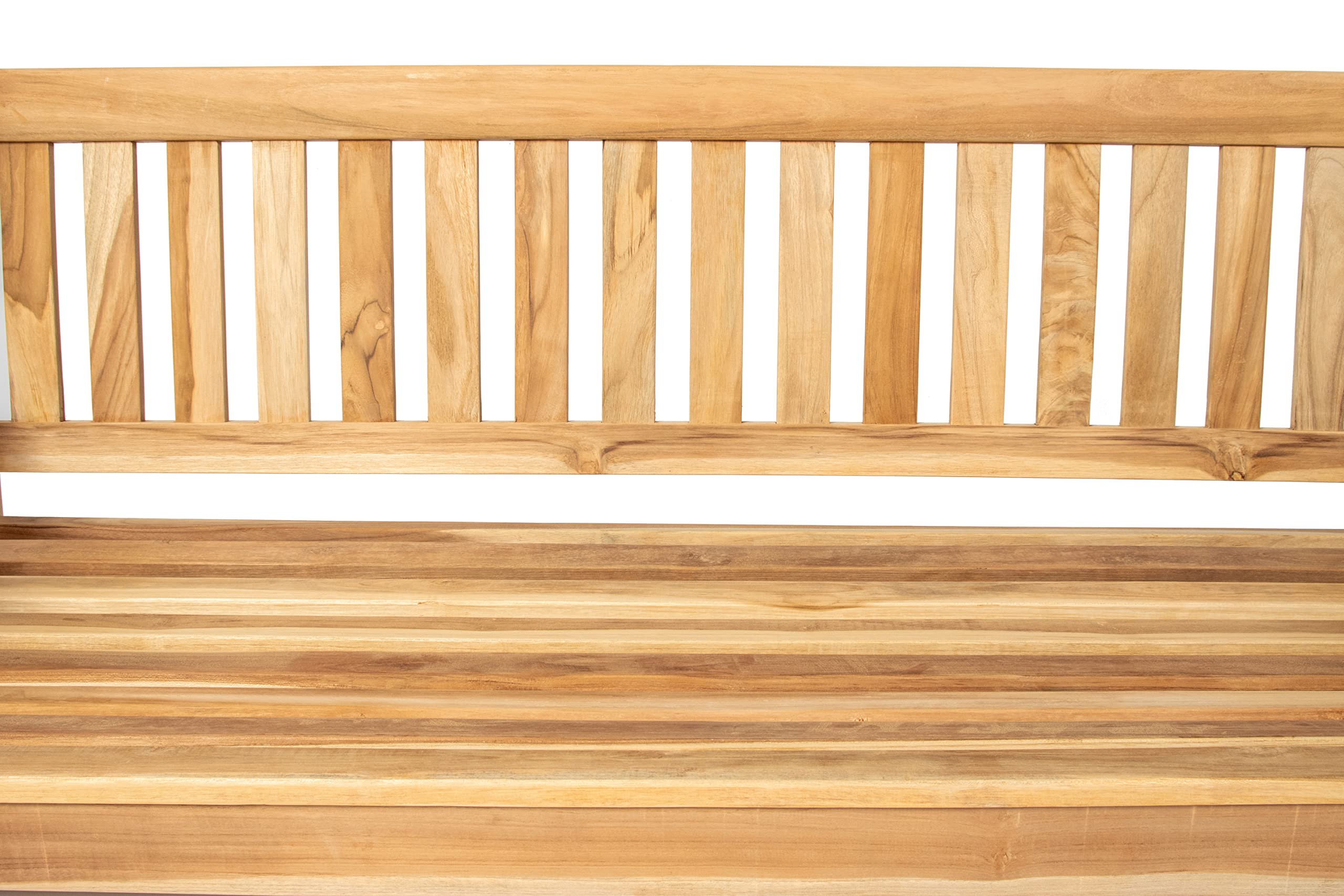 SAM 3-Sitzer Gartenschaukel Susana, hängende Bank 150 cm, Teakholz massiv, Schaukelbank für den Garten + Terrasse, pflegeleichtes Unikat, Hängeschaukel/Holzschaukel