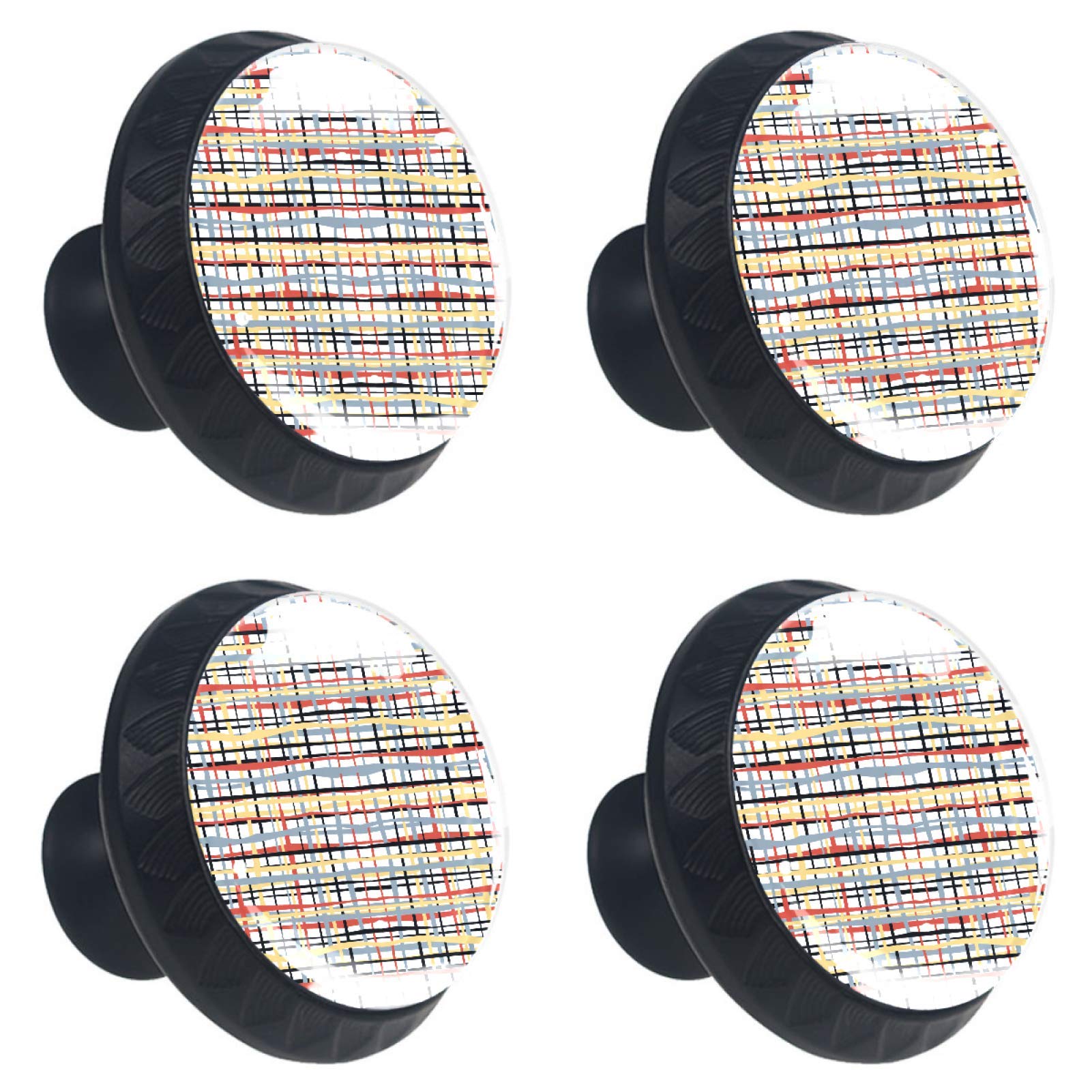 Boutons de placard pour meubles de cuisine en verre poignées de tiroir armoire 30mm