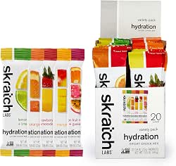 Skratch Labs Hydration Drink Mix, Electrolytes, Variety Pack, 20 Pack