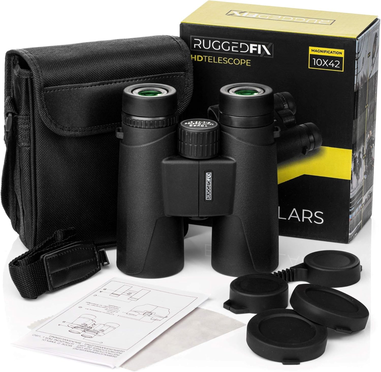 Buy Binoculars for Adults Lightweight Long Distance 10x42 FMC Lenses
