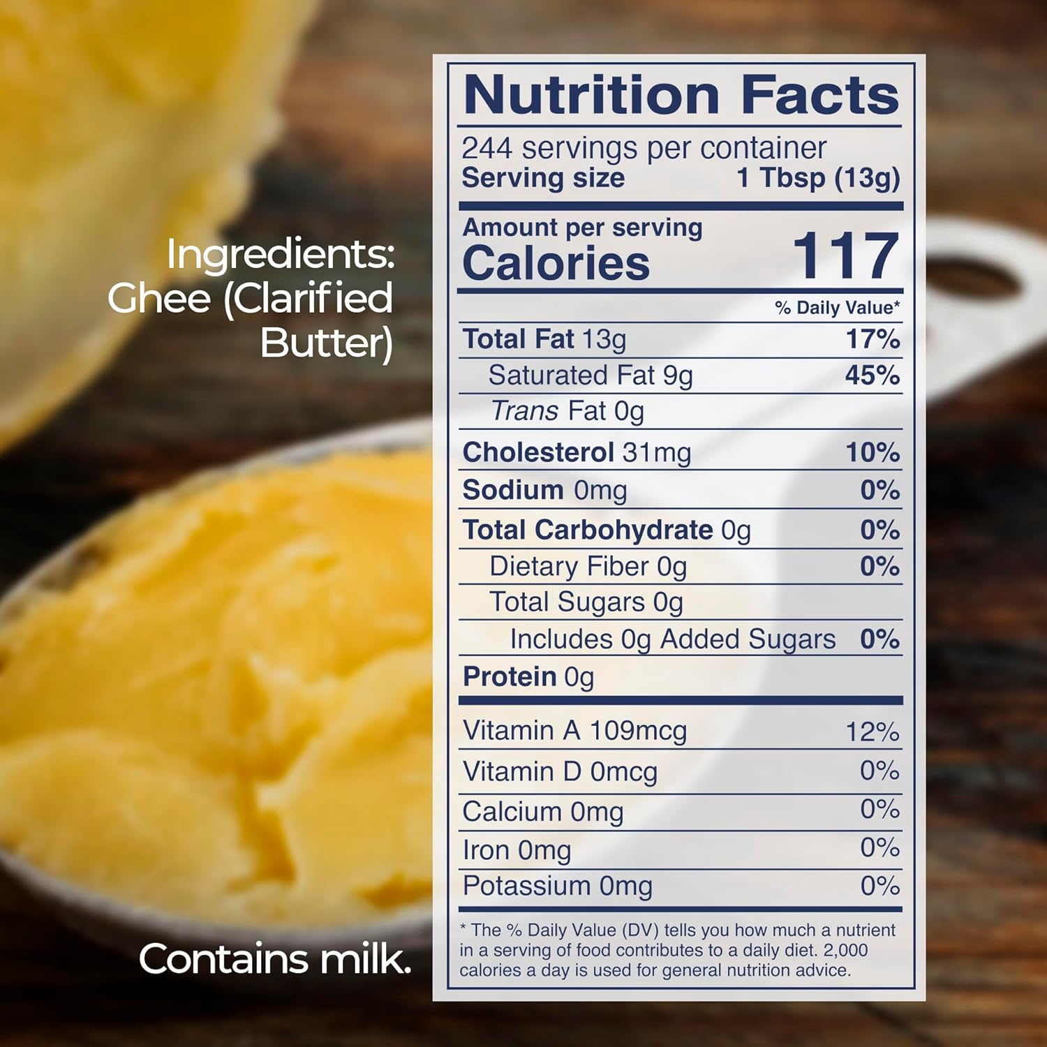 Kevala Ghee - Clarified Butter 7 Lbs
