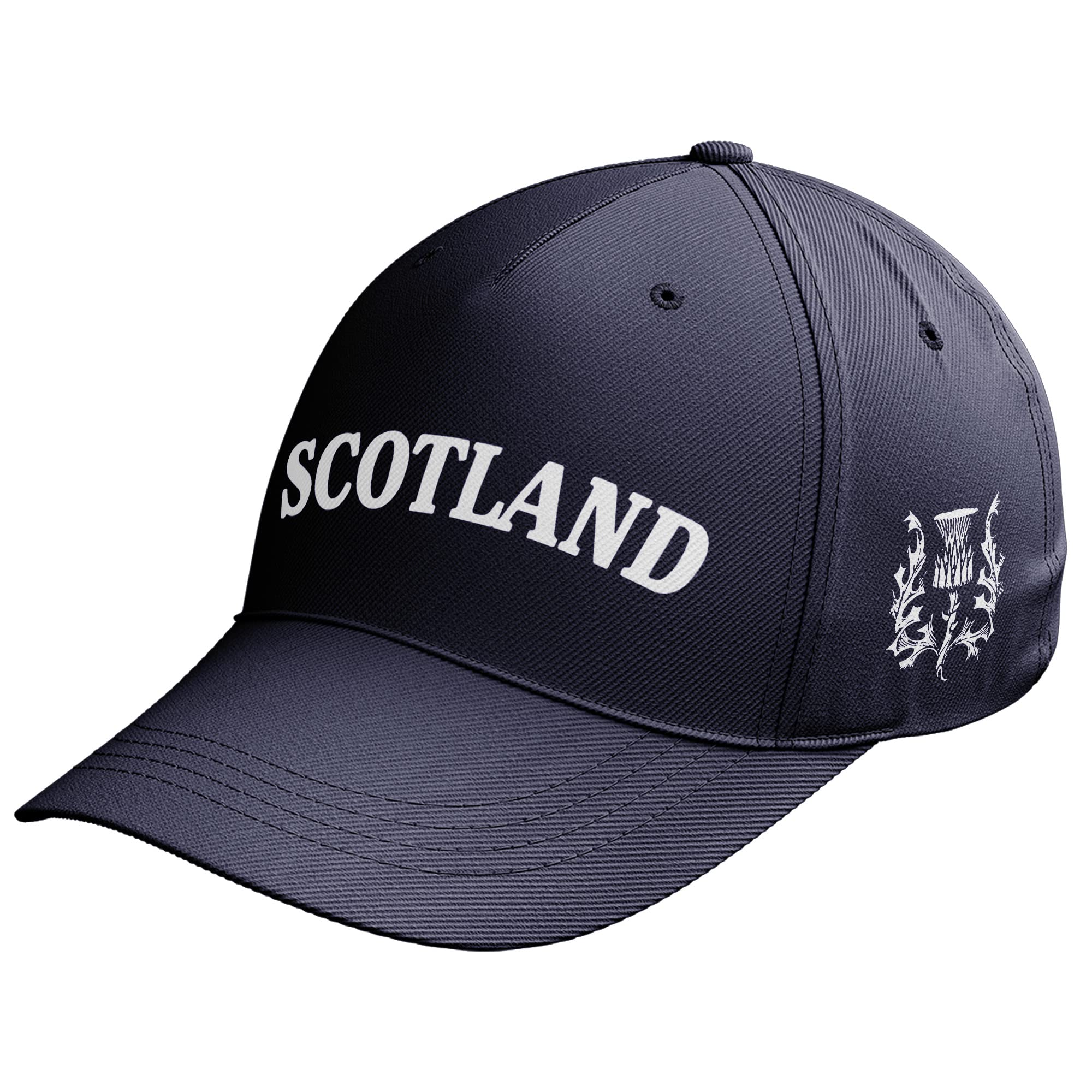 Purple Print HouseScotland Cap Mens Scottish Thistle Baseball Hat Nations Rugby Supporter Football