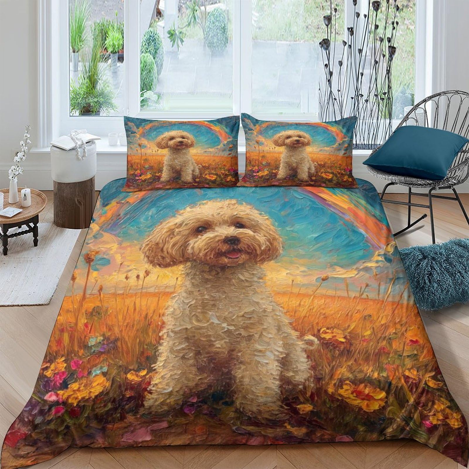 Housse de couette Shih Tzu élégante pour sublimer la décoration de votre chambre