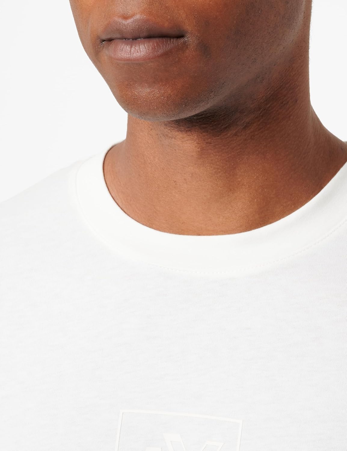 Armani Exchange Mens Ax Logo with Square Outline Regular Fit Tee - Image 2