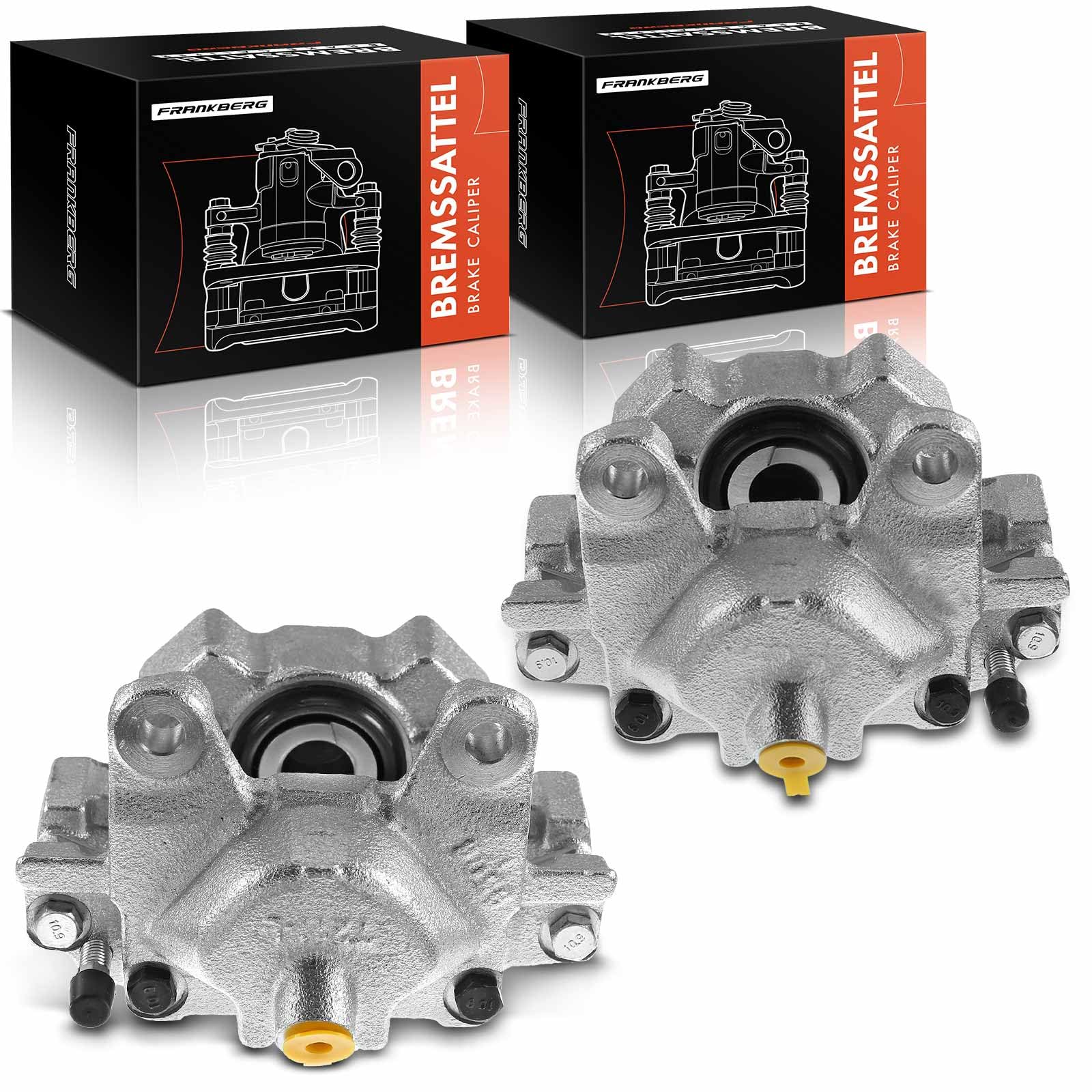 Frankberg 2x Bremssattel Bremszange Hinten Links Rechts Kompatibel mit C-Klasse W202 200-280 E-Klasse W210 200-300 CLK C208 200 230 SLK R170 200 Replace# 0014205183