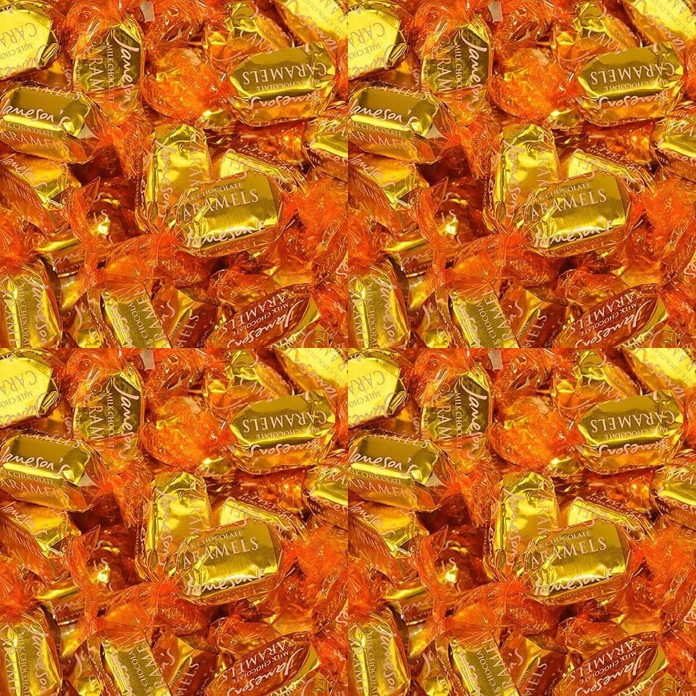 Jamesonns Chocolate Caramels Sweets - A perfect blend of thick, rich caramel covered in smooth milk chocolate (500g Bag)