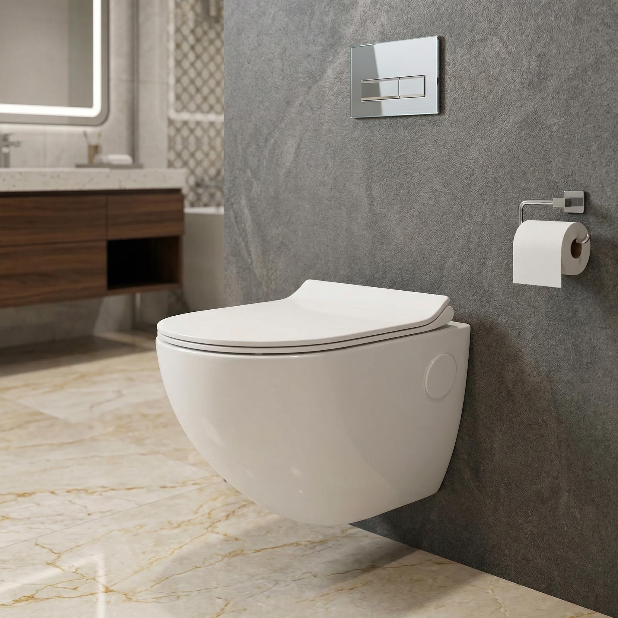 Wall Mount Commode - European Toilet -9 Wall Mount Commode - European Toilet -9