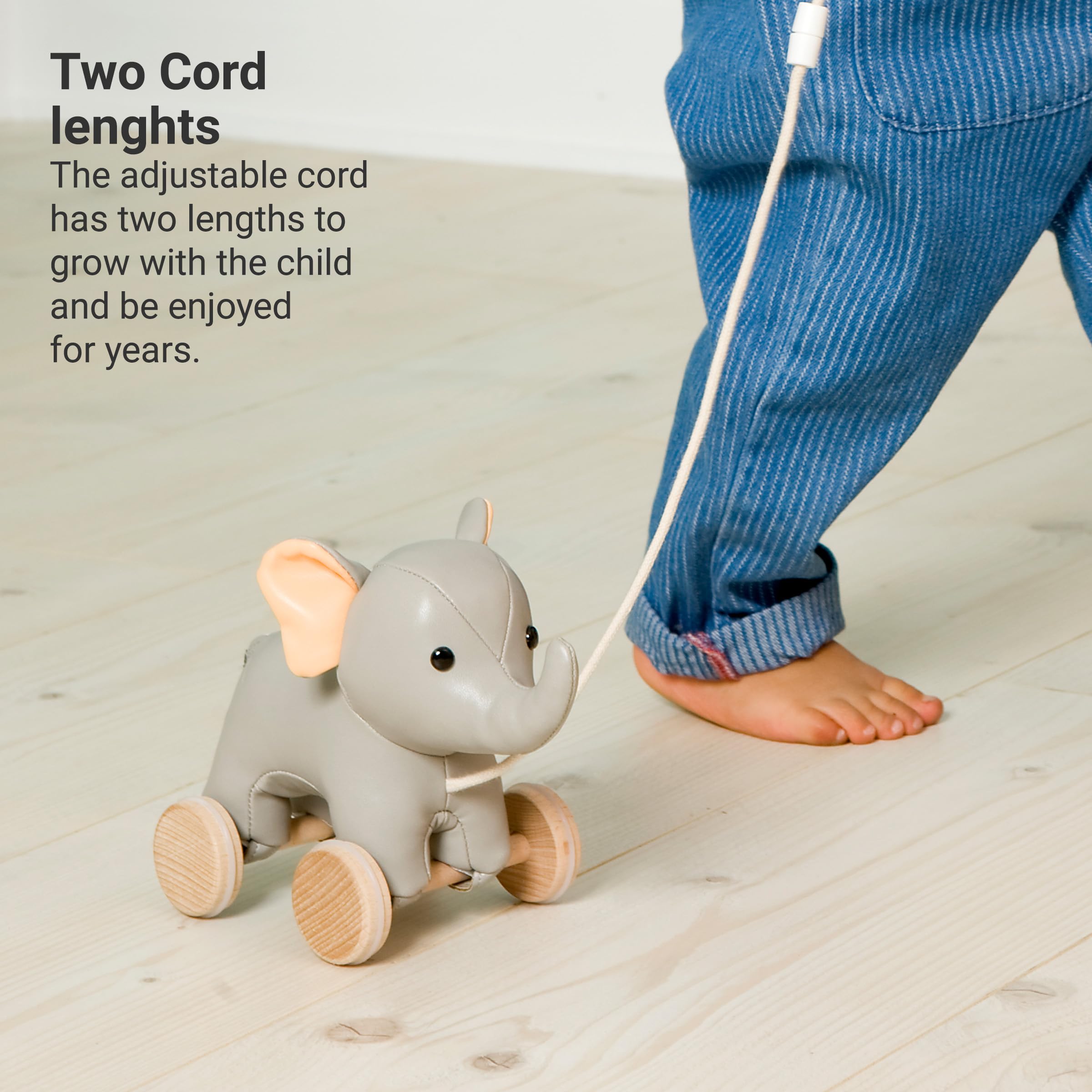 Little big Friends Nachziehtier Spielzeug Dschungel Elefant 12m+ | 303525