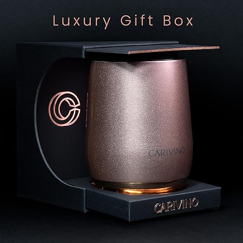 Miniatura 2 de Vaso de vino de lujo con interior de cerámica, base de corcho genuino y tapa Tritan, acero inoxidable avanzado aislado al vacío con revestimiento de