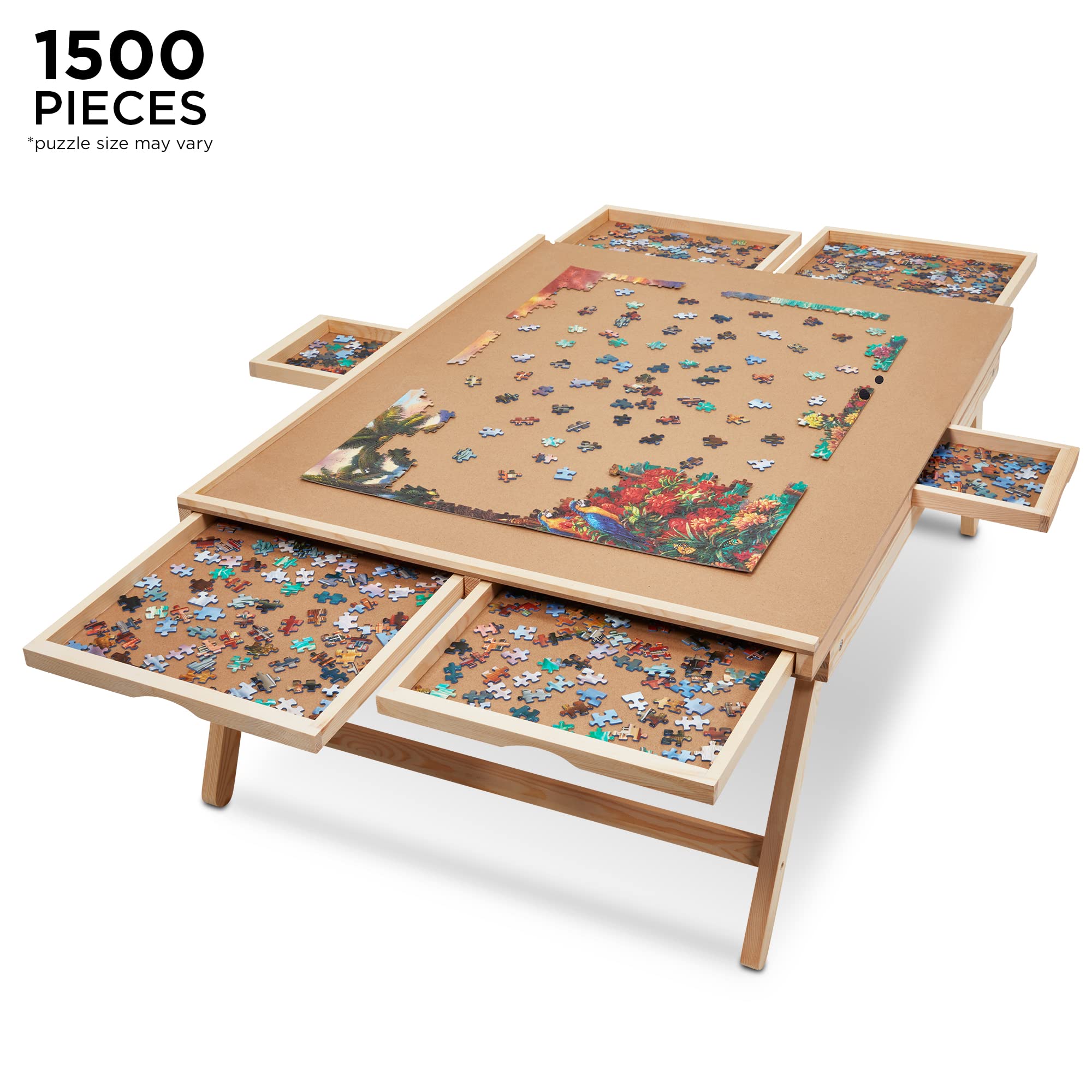 Amazon.co.jp: SkyMall 1500ピース パズルボードラック マット付き