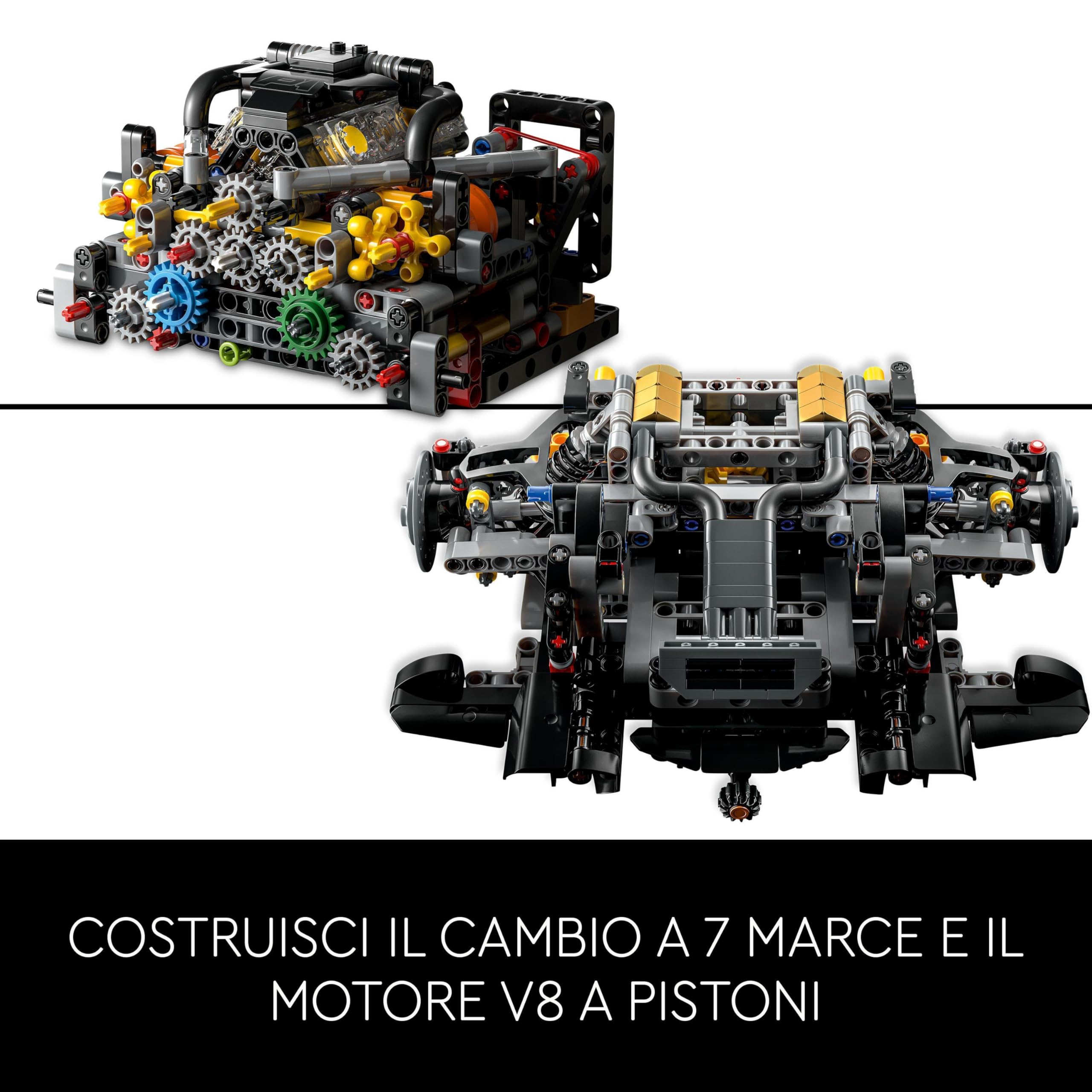 LEGO Technic McLaren P1 Modellino di Auto Sportiva da Costruire, Hobby Creativo per Adulti, Regalo per Uomo, Donna, Lui o Lei, Kit Modellismo da Collezione di Macchina Supercar in Scala 42172