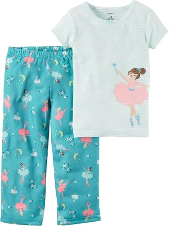 Amazon.com: Carter 's Little Girls 2-PC bailarina pijama, Azul turquesa :  Ropa, Zapatos y Joyería