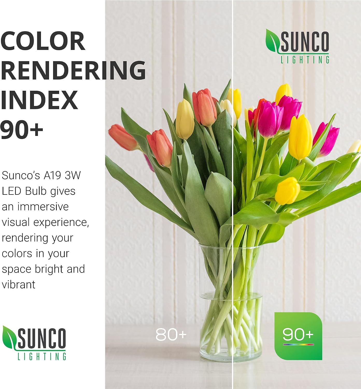 Sunco 10 Pack A19 LED Light Bulb 3W=25W Dimmable 2700K Soft White, 250 LM, E26 Medium Base, Indoor Outdoor, Super Bright, Instant On, Flicker Free, Frosted Lens, Lamp for Bedroom - UL