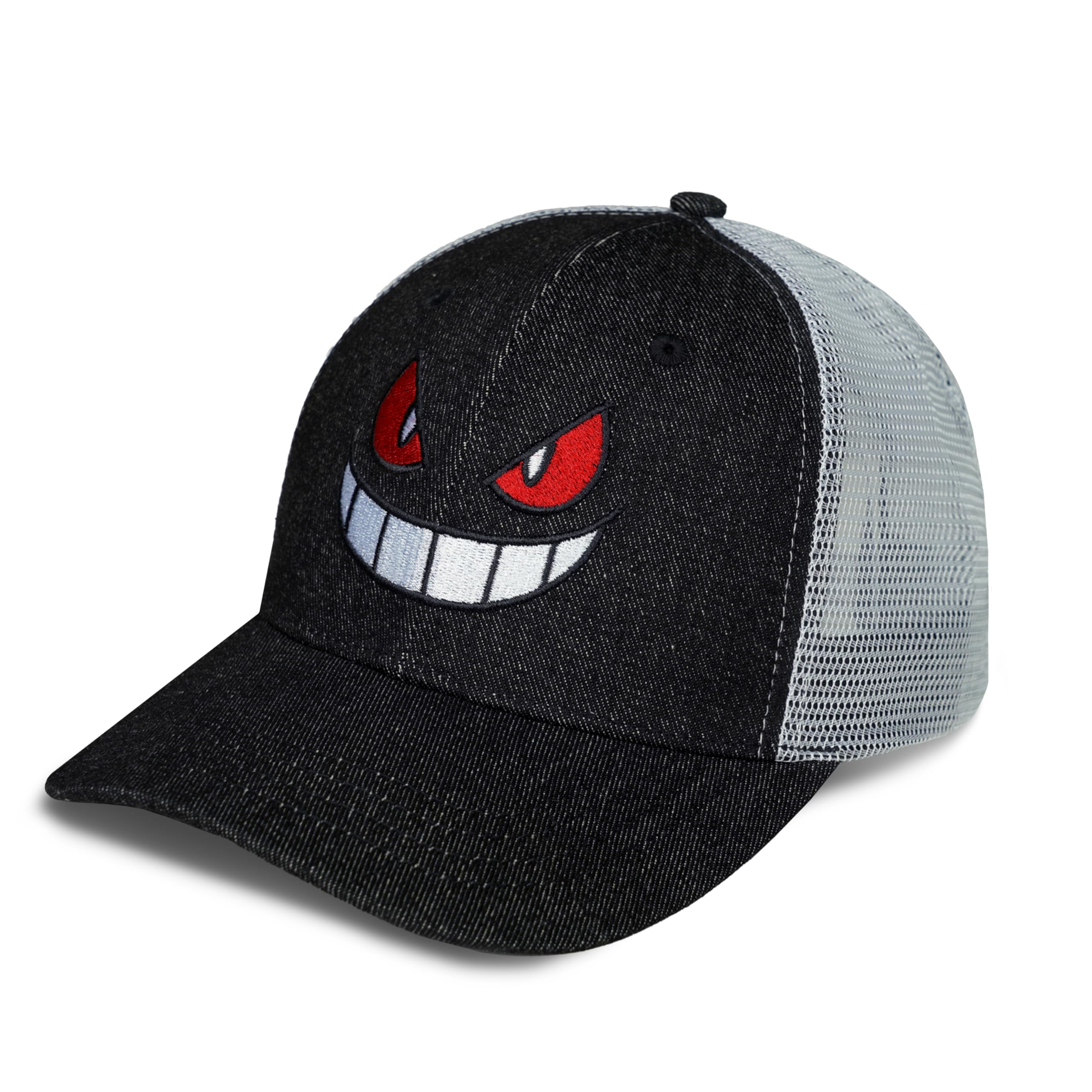 MurextcAnime Embroidery Trucker Hat for Men Women, Cuted Baseball Hat for Chidren, Funny Gifts for Anime Lovers