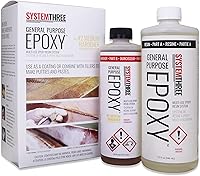 Vista 9 de Conjunto de botellas de epóxico System Three, de uso general, Ámbar claro, 1