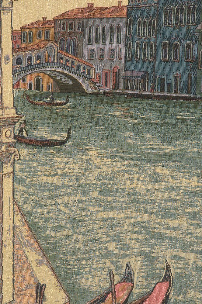 Charlotte Home Furnishings Inc. View With Masks Italian Tapestry Wall Hanging 36 X 53 Inch Viscose Cotton And Polyester Blend Wall Art Perfect for Home Decor And Wall Decor By Silva