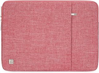 NIDOO 11 Inch Laptop Sleeve Case Water Resistant Bag Portable for 12.9" iPad Pro 2021/13" MacBook Air Retina 2018-2021/13" MacBook Pro 2016-2022 M2/12.3" Surface Pro 6/12.3" Lenovo Miix 630, Pink