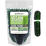 XPRS Nutra Size 4 Empty Capsules - 1000 Count Small Empty Vegan Capsules - Vegetarian Pills - DIY Vegetable Capsule Filling - Fillable Do-It-Yourself Veggie Caps for Supplements (Forest Green)