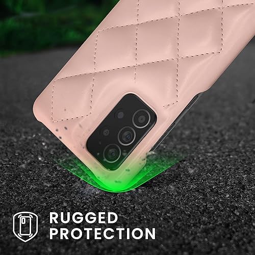 Miniatura 4 de kwmobile Funda acolchada compatible con Samsung Galaxy A52  A52 5G  A52s 5G - Funda con diseño de acolchado de piel sintética para teléfono, color