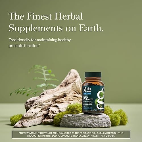 Miniatura 2 de Gaia Herbs Saw Palmetto - Apoya la función saludable de la próstata y la salud urinaria - Saw Palmetto y lecitina de semillas de girasol para apoyar