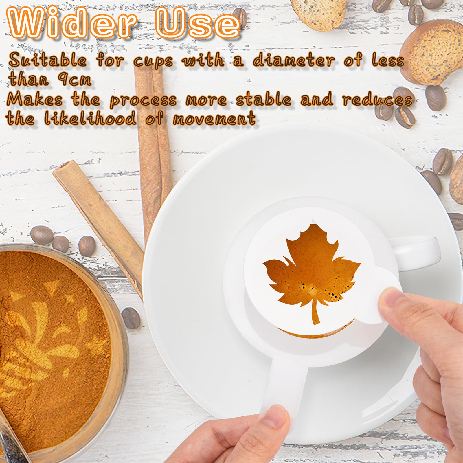 Qpout 25pcs Biscuit D'Halloween Modèles De Cuisson Au Pochoir à Café, Modèles De Dessin De Bonbons à Gâteau Lavables Réutilisables, Trick Or Treat Skull Ghost Dessert Peinture Moule