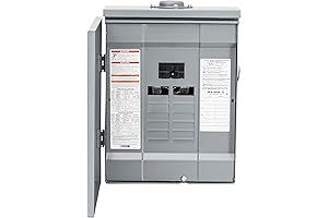 Square D Homeline Outdoor Subpanel with 100-amp Main Breaker