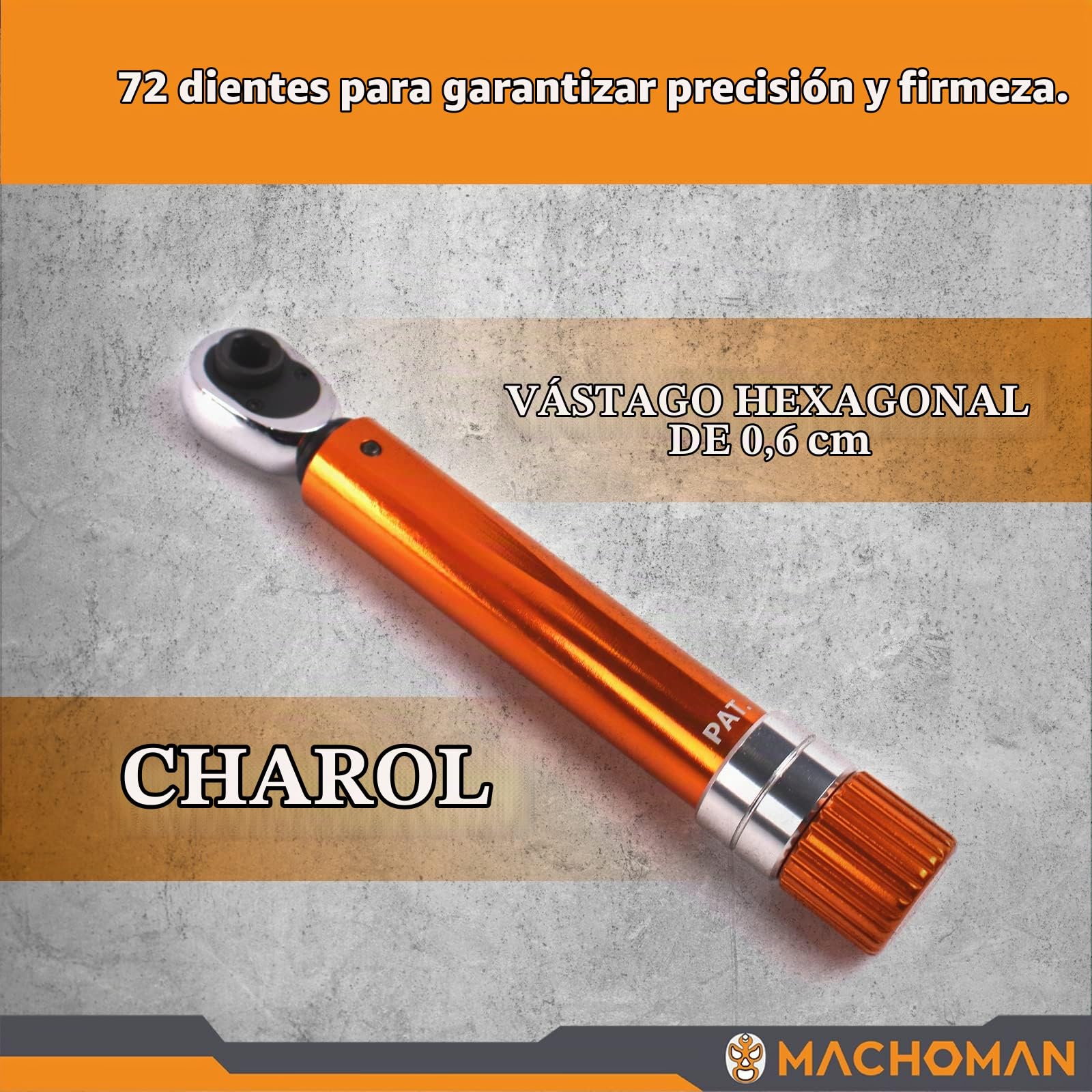 MACHOMAN Llave Dinamométrica Bicicleta 2-14 Nm 1/4, Carraca 72 Dientes | Carraca 72 dientes, puntas Hex Torx PH SL, portapuntas y extensión para manillar sillín freno