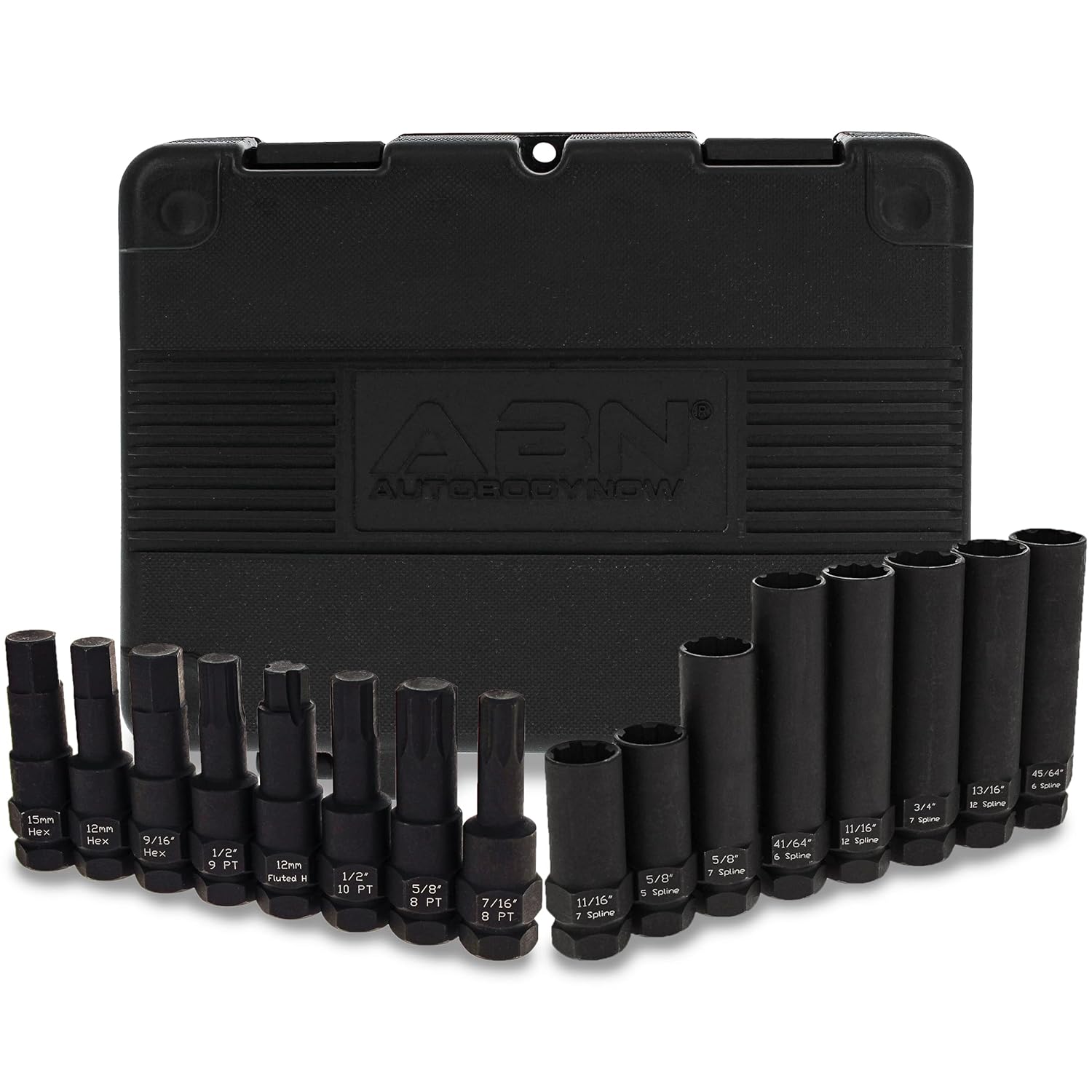 ABN Wheel Lock Removal Tool Kit Lug Nut Key Set 16p SAE/Metric Master