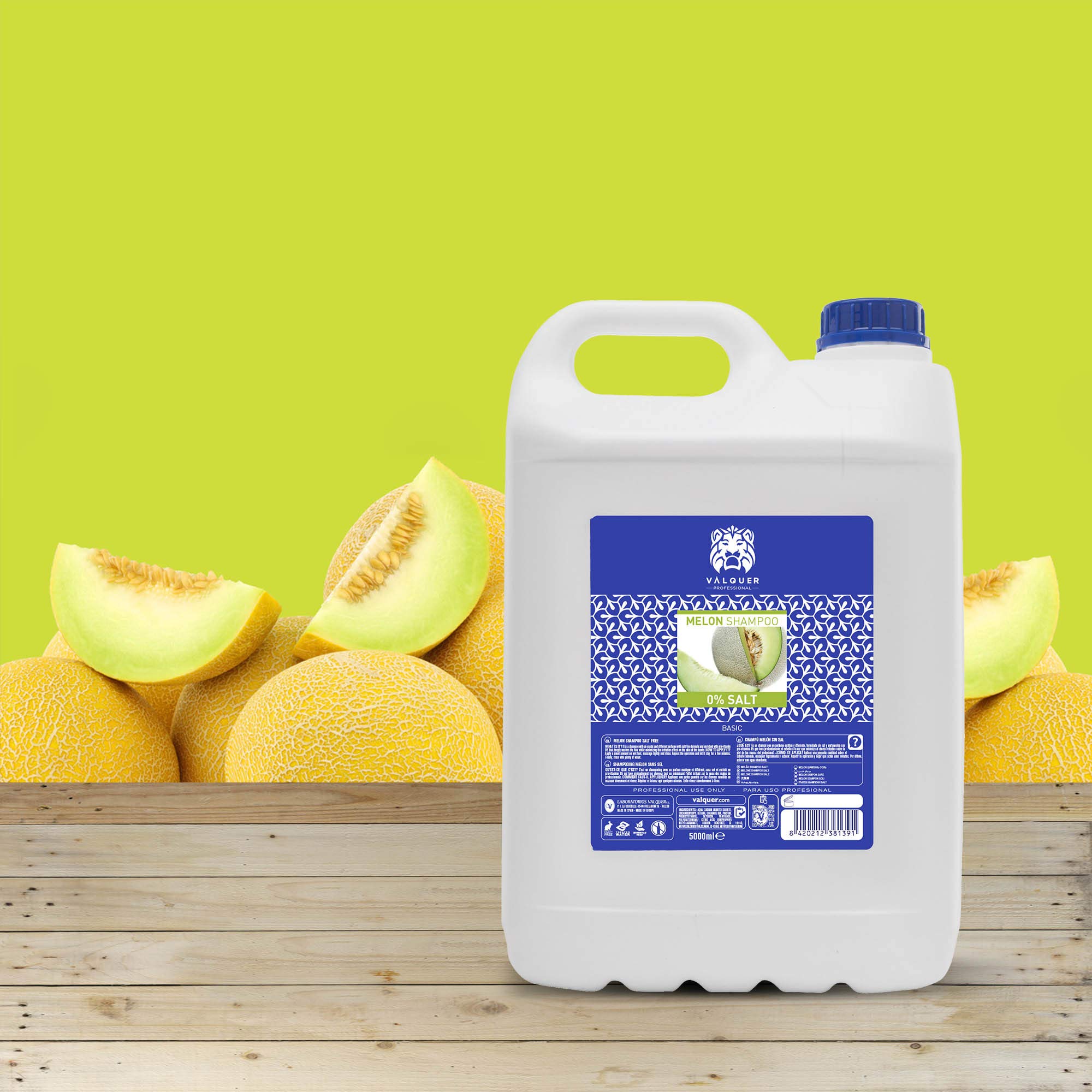 Válquer Salt Free Melon Shampoo - 5000 ml, 5 l (Pack of 1) - Image 3