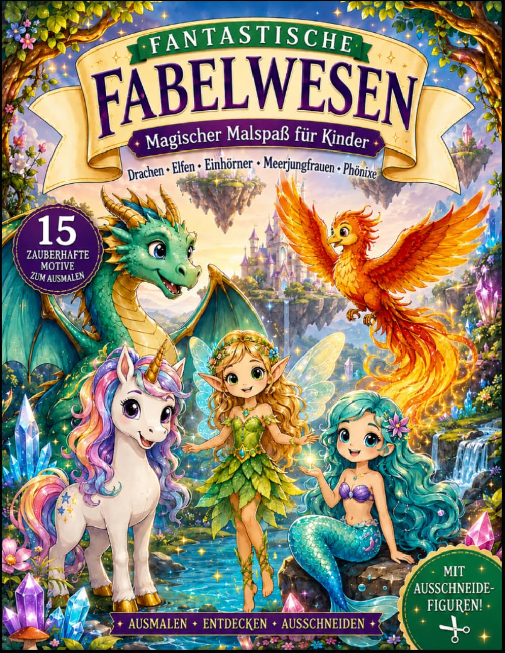 Fantastische Fabelwesen: Magischer Malspaß für Kinder