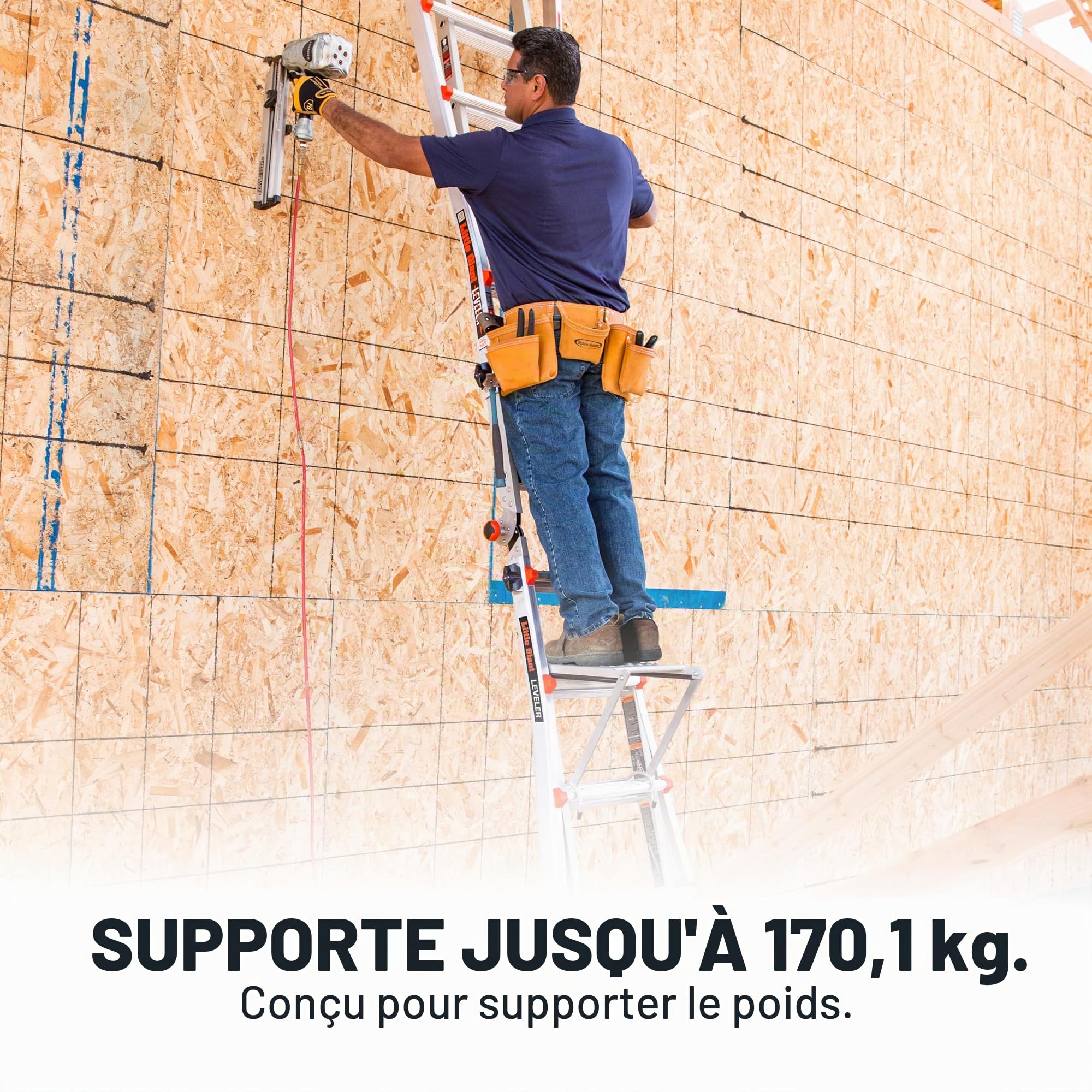 Little Giant Ladder Systems 10104 EMW1269521 Accessoires d'échelle, Gris, 1