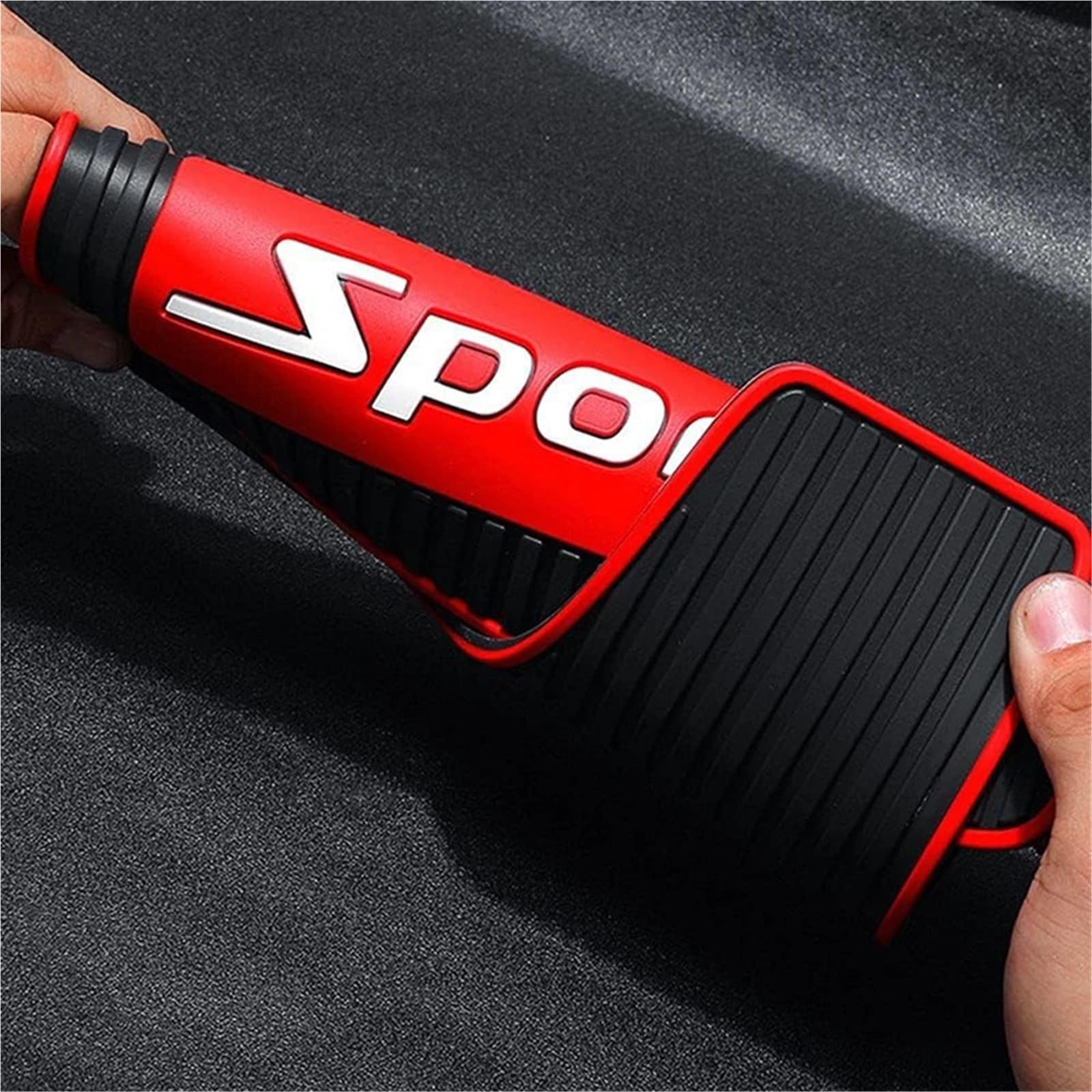 Paramanos Moto Guardamanos Guardabarros de Coche, Ruedas Delanteras y traseras, Guardabarros contra Salpicaduras, Tornillos para, Auto SUV | Mudguard Front Rear Wheels Splash Fender Guards Screws Auto SUV(4pcs Red)