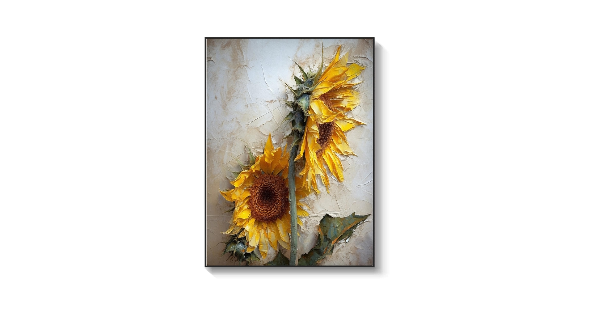 Amazon.com: Jsiluxna Sunflower landscape,Sunflower Field Art