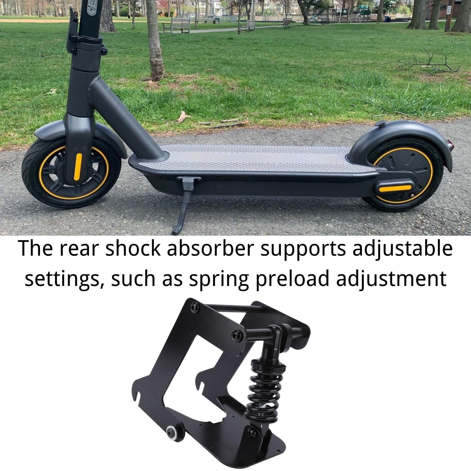 BuyWeek Kit de Suspensión Trasera Suspensión de Amortiguadores para MAX G30, de Aleación de Aluminio para Scooter Eléctrico