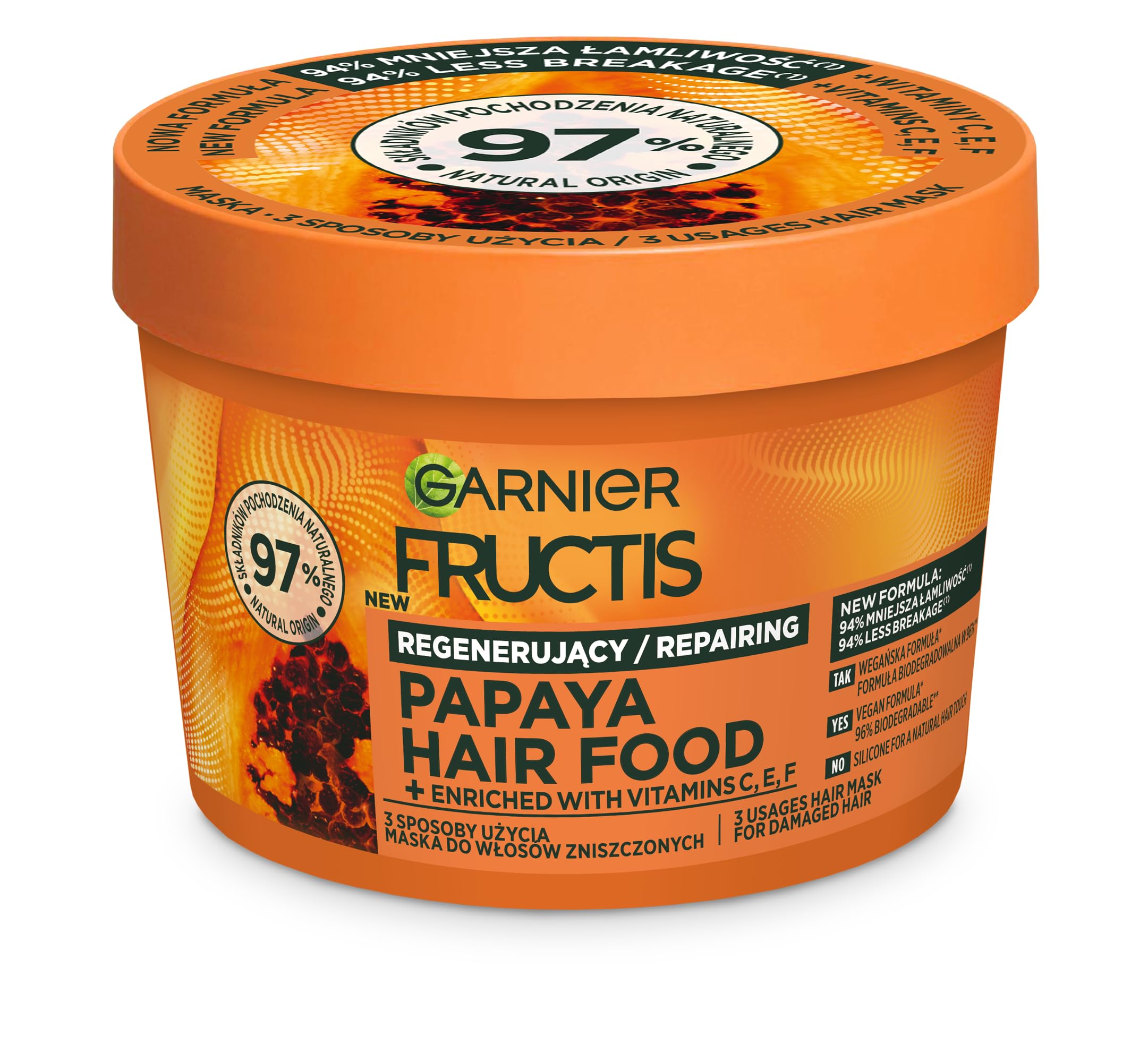 Garnier Fructis Hair Food Papaya Hair Mask 400 ml