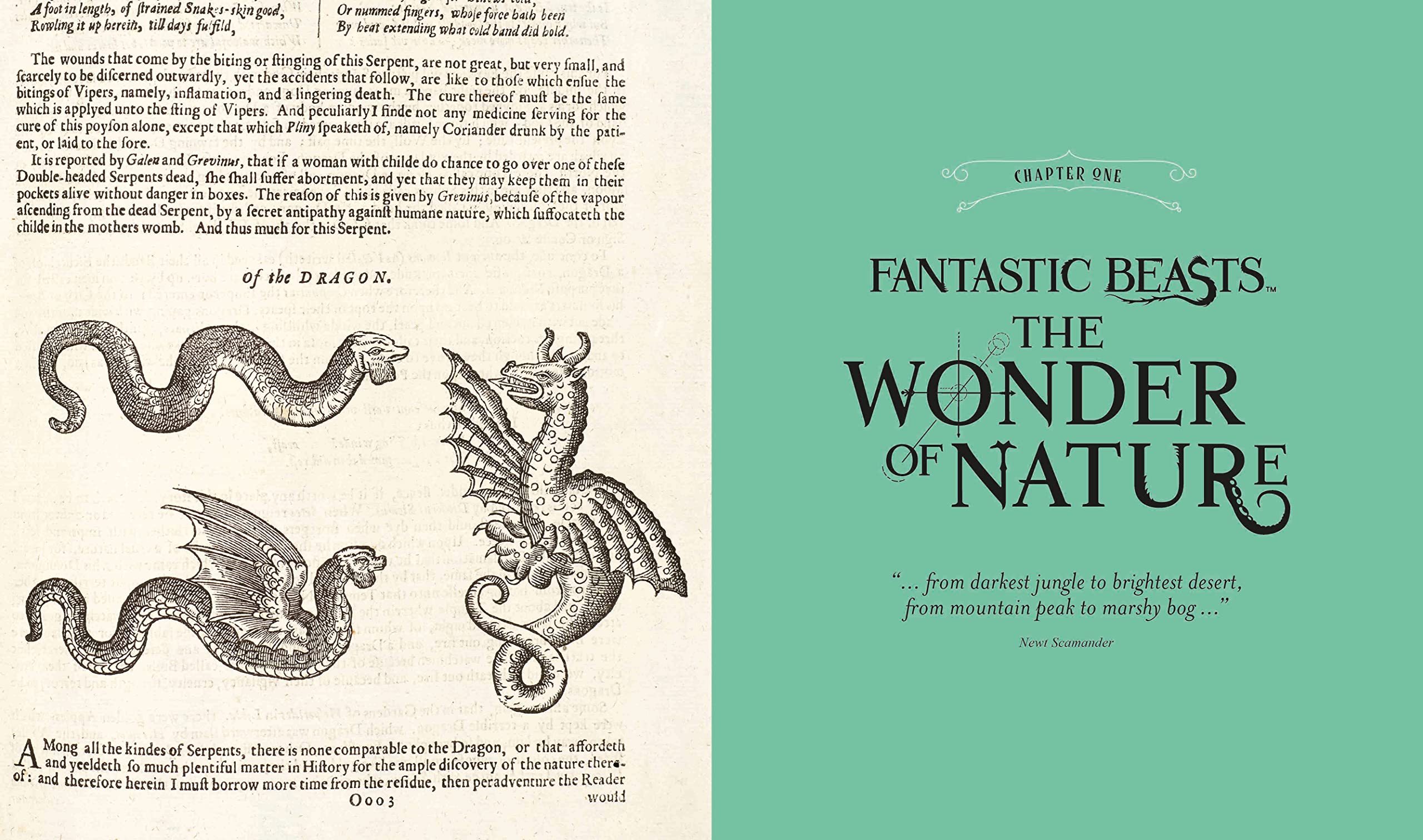 Fantastic Beasts: The Wonder of Nature: Amazing Animals and the Magical Creatures of Harry Potter and Fantastic Beasts