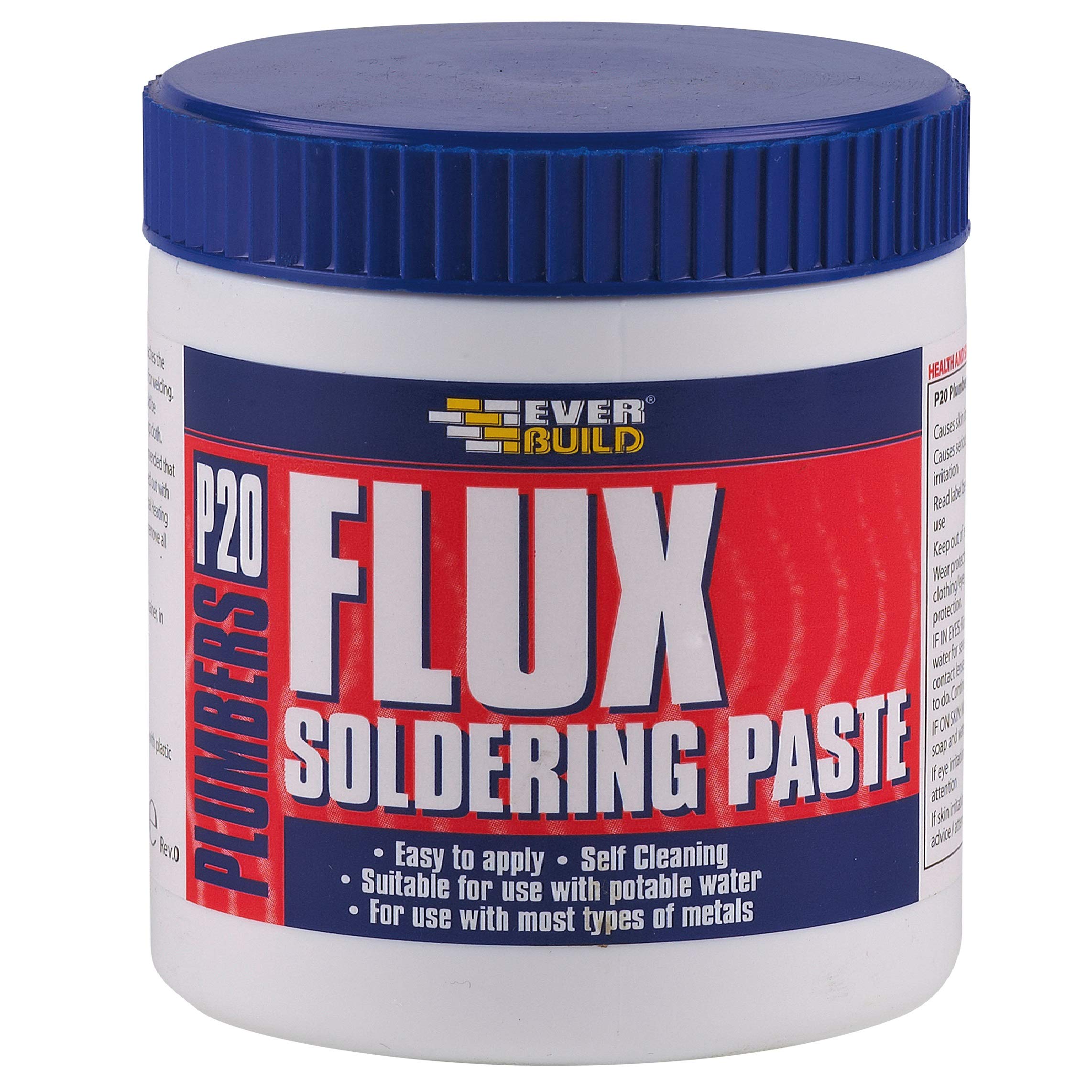 Everbuild P20 Plumbers Flux Soldering Paste, Off White, 140 g