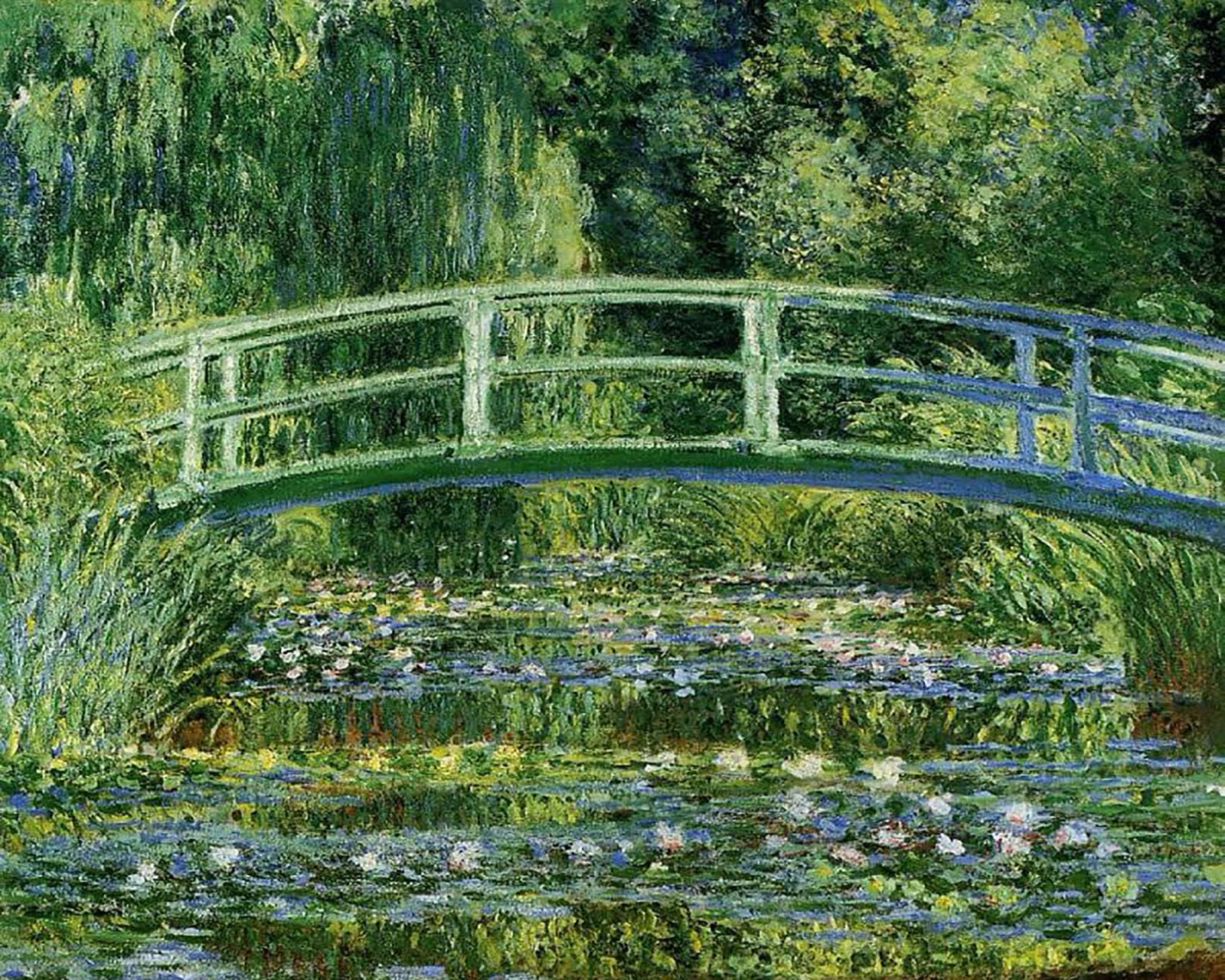 ZHXXFD Paint By Numbers for Adults Kids Beginners Landscape Famous Paintings with Frame 40X50CM Water-Lily Pond - Claude Monet,A2 — image 1