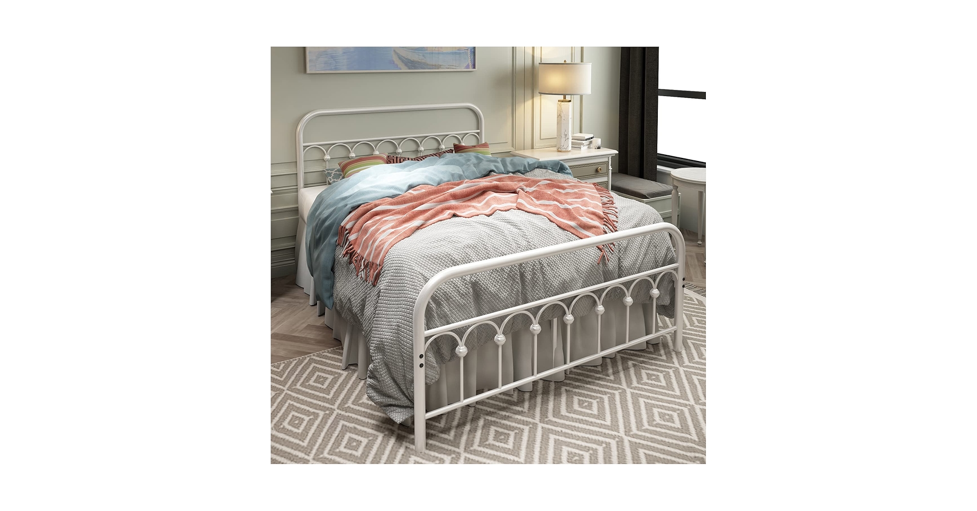 Amazon.com: TUSEER Metal Bed Frame Full Size with Vintage