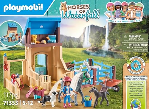 Miniatura 4 de Playmobil 71353 Caballos de cascada Caballo con Amelia y Susurro,