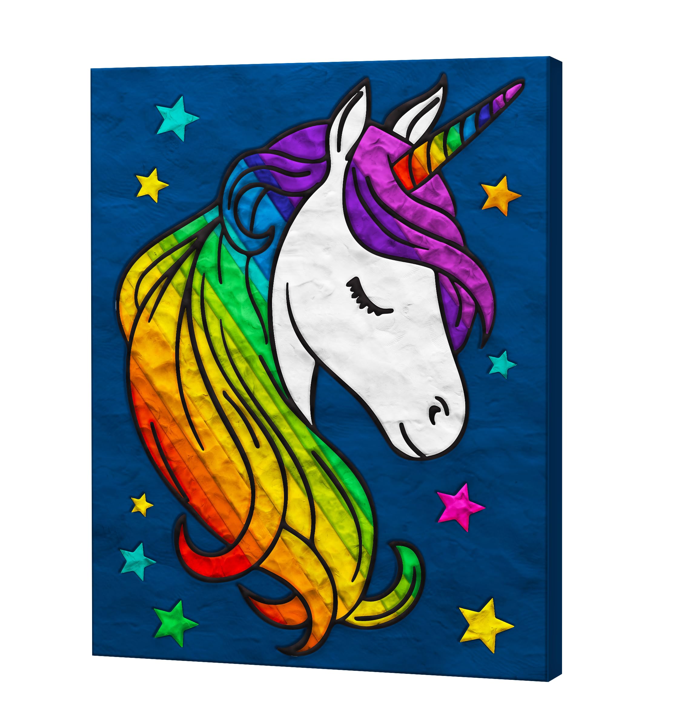 Mess-Free Unicorn Clay Painting Kit, Air Dry Clay Modelling Kit - Image 4