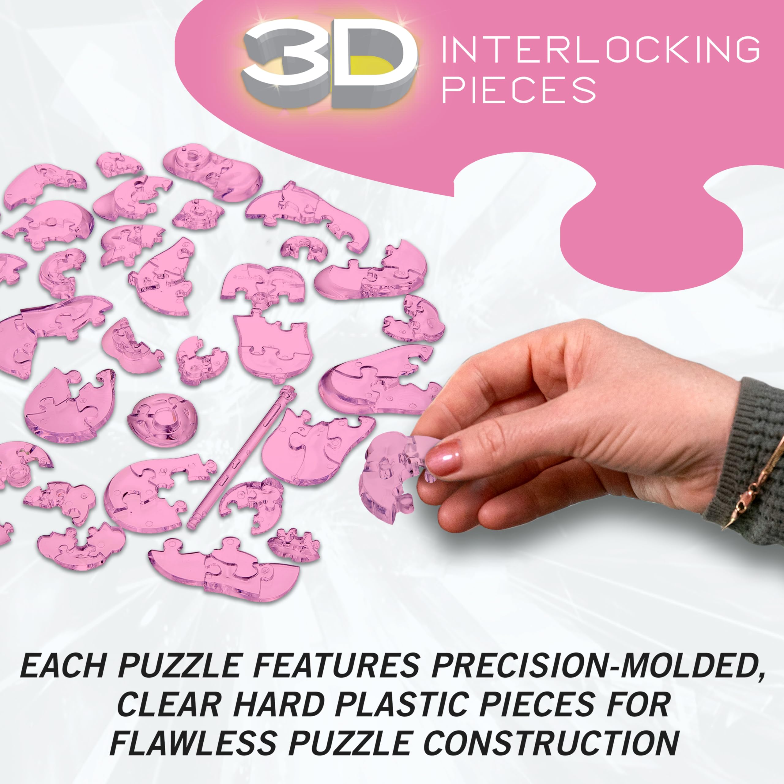 Amazon.com: BePuzzled, Kirby Original 3D Crystal Puzzle, 37 Piece