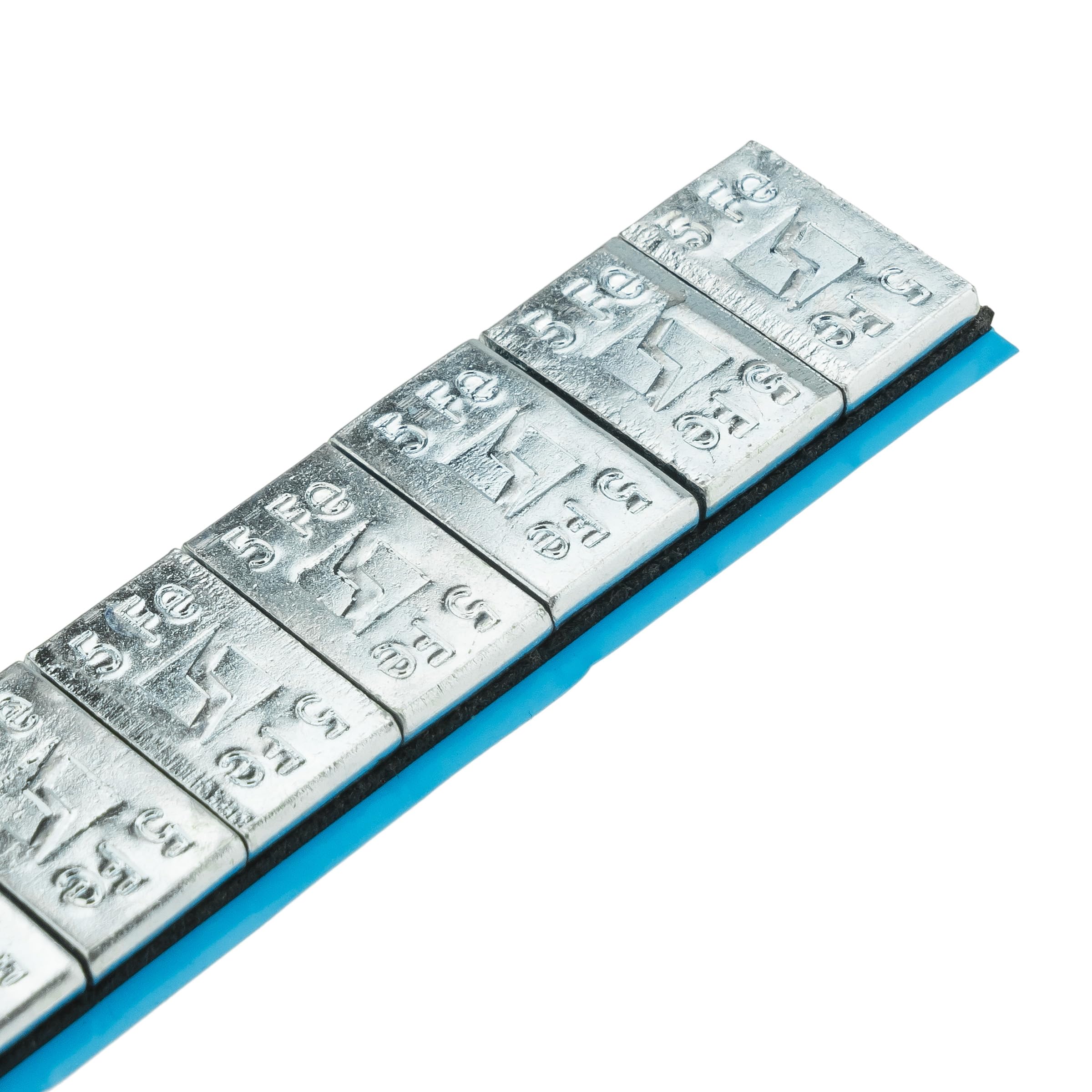 Stix Pesi adesivi Edgy Slim per bilanciamento 1200 pezzi 5 g – 100 strisce da 60 g zincate 3,5 mm Slim Design con forte pellicola adesiva per cerchioni in alluminio e cerchioni per auto