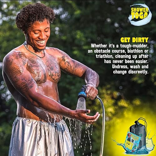 Miniatura 5 de Wearable Shower Garment, Privacy RV & Camping Shower, Surf Poncho, Shower Tent, or Portable Changing Room