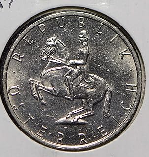 Collectible Coin Austria 1987 5 Schilling Horse animal 901188
