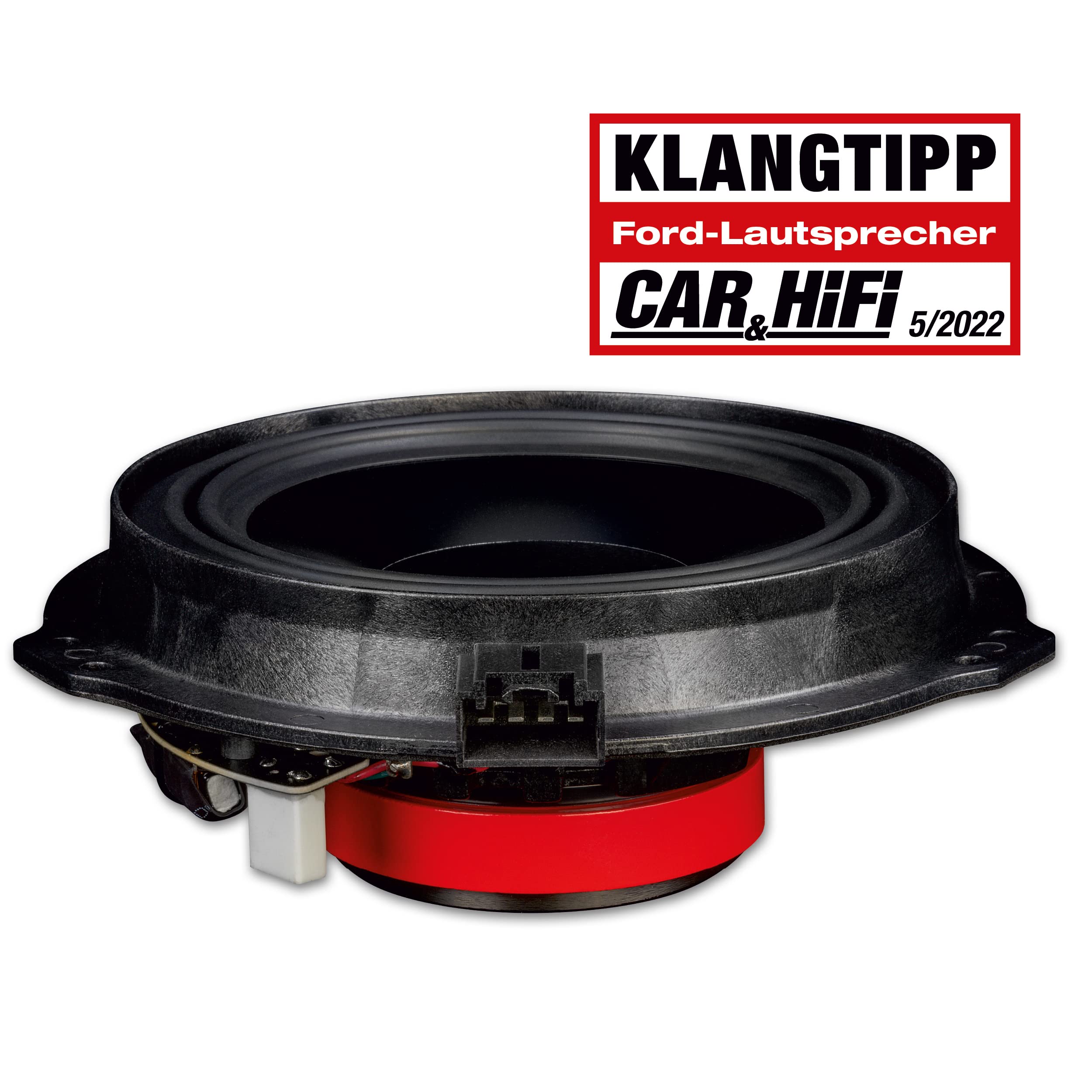 EMPHASER EM-FDF1 – Lautsprecher Set kompatibel mit Ford Transit, Transit Custom und plattformverwandten Tourneo Modelle, 16,5 cm Plug & Play Soundsystem, 2 Wege Kompo
